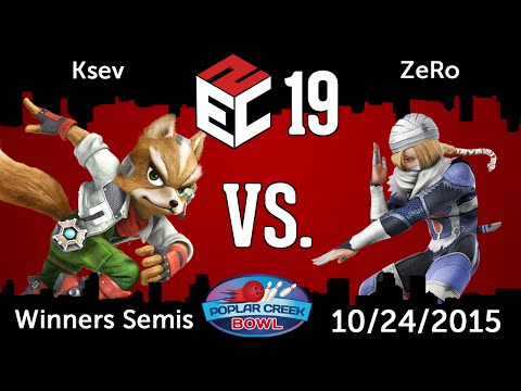 E2C 19 (Singles): Ksev (Fox) vs. ZeRo (Sheik) - WS