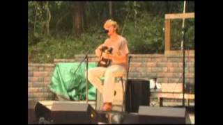 Eli Cook at the Summer Brews and Blues Festival in Staunton
