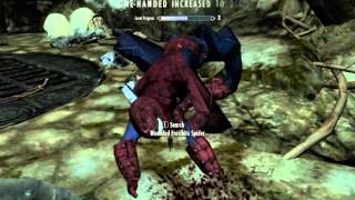 Skyrim- Spiderman mod!