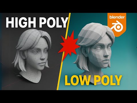 How to Decimate a Mesh in Blender | Reduce Poly Count Without Losing Detail