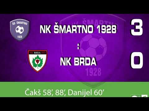 Zadetki na tekmi 2.SNL - NK Šmartno 1928 - NK Brda