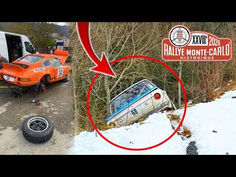 Jour 2 🇲🇨 Rallye Monte Carlo Historique 2026 | SNOW CHAOS
