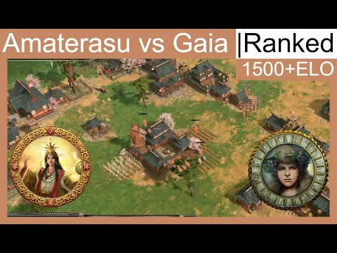 Amaterasu vs Gaia | 1v1 Ranked | Age of Mythology