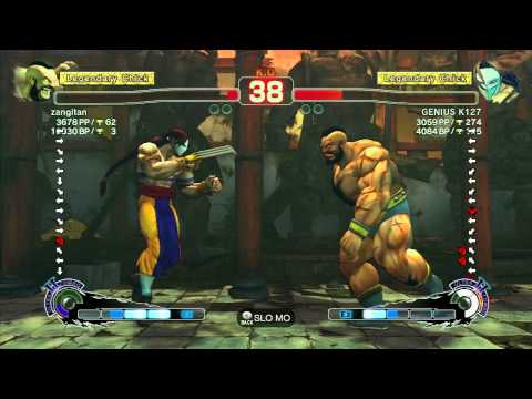 SSF4 AE: Zangitan (Zangief) vs GENIUS K127 (Claw) - Ranked Match (720p HD)