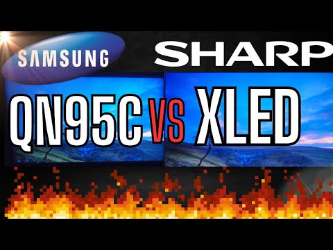 Sharp Xled vs Samsung Qn95c MiniLED Rumble!