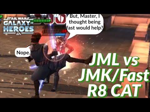 Jedi Master Luke vs Jedi Master Kenobi & Fast, Relic 8 Commander Ahsoka Tano | SWGoH