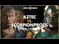 SCORPIONPROCS VS AZTEC Fujin Vs Kotal Kahn FT10 Mortal Kombat 11