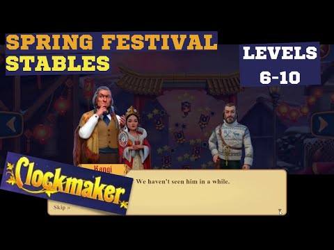 How to play Clockmaker Event Spring Festival Stables levels 6-10