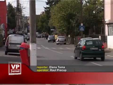 Stâlpi pe strada Kogălniceanu