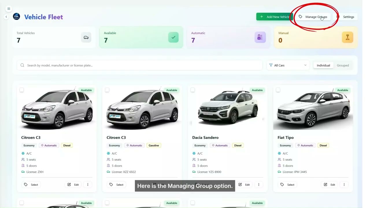 How to Add Cars to Your Rental System