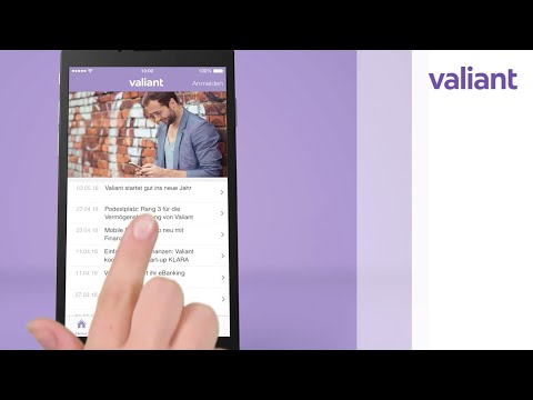 Mobile Banking App von Valiant aktivieren leicht gemacht