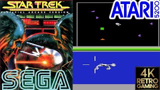 Star Trek Atari 5200 4k Gameplay