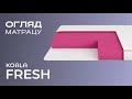 Матрац ортопедичний ТМ Ismart Koala Fresh 70х160 см безпружинний (ISM-051041)
