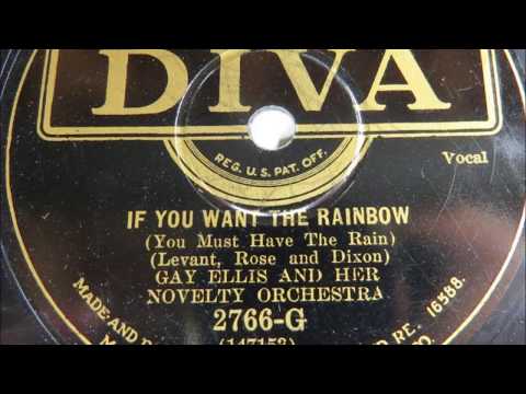 "If You Want The Rainbow (You Must Have The Rain)" Peter Van Steeden Orchestra (1928)