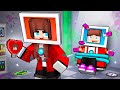 JJ COMPUTER and CRAZY Girl COMPUTER - Love Story - Maizen Minecraft Animation