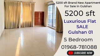 5200 sft Luxurious Apartment For Sale In Gulshan 01. #5bedrooms