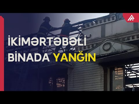 Lənkəranda çayxanada yanğın olub