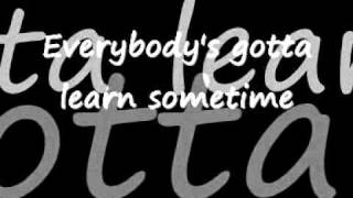 Beck - Everybody&#39;s Gotta Learn Sometime (Lyrics)