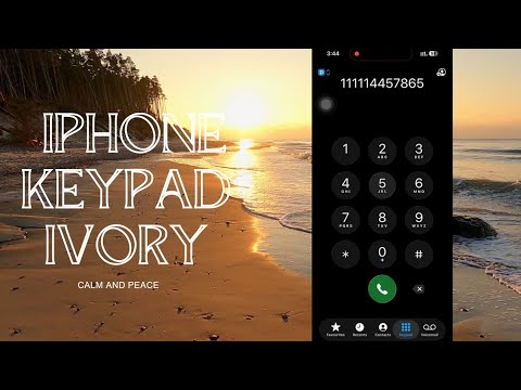 iPhone 17 pro max Keypad Ivory