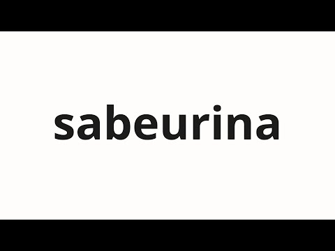 How to pronounce sabeurina | 사브리나 (Sabrina in Korean)