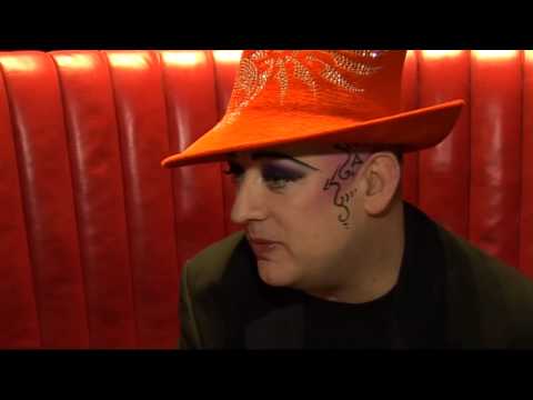 Boy George talks about his song with Mark Ronson