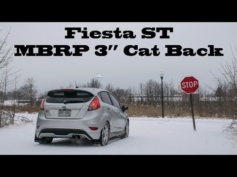 Fiesta ST MBRP 3" cat back exhaust