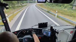 Bus Driving POV | Route 873 Ljungby - Värnamo | Scania InterLink