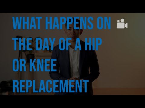 What happens during hip and knee replacement surgery