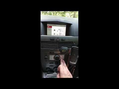 🚗 How to check water temperature Opel Astra H - Hidden Menu