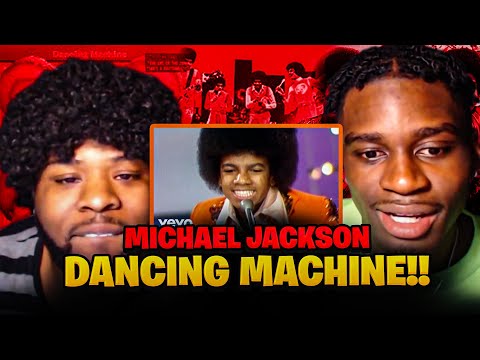 BabanTheKidd FIRST TIME reacting to Jackson 5- Dancing Machine! Michael Jackson does the robot??
