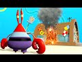 DESTROYING The Krusty Krab With Modded Weapons Teardown Mods