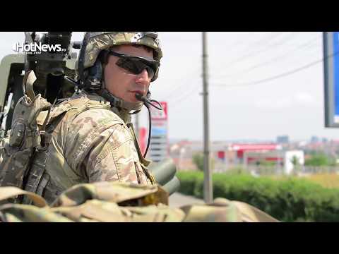 The "Dragoon" march in Romania - 2nd Cavalry convoy during Saber Guardian 17