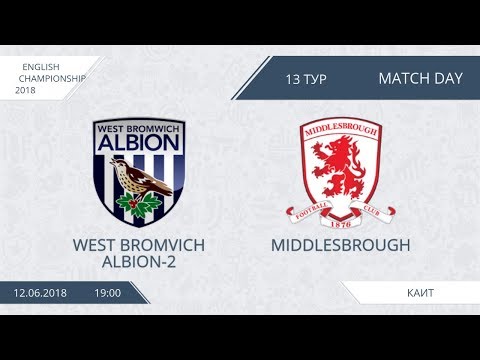 AFL18. England. Championship. Day 13. West Bromvich Albion-2 - Middlesbrough