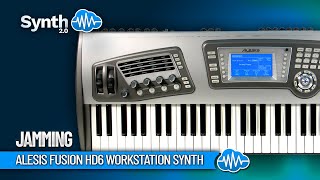 Video thumbnail for ALESIS FUSION HD6 WORKSTATION SYNTH | JAMMING | Synthcloud by Synth Cloud