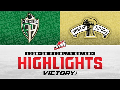 Prince Albert Raiders at Brandon Wheat Kings 11/28 | WHL Highlights 2025-26