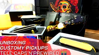 CUSTOMY PICKUPS TELECASTER | CAPTADORES E ELETRICA | UNBOXING