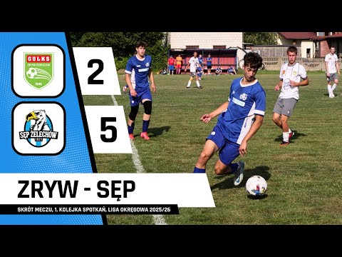 Zryw Sobolew 2:5 Sęp - skrót meczu 1. kolejki spotkań siedleckiej LO 2025/26