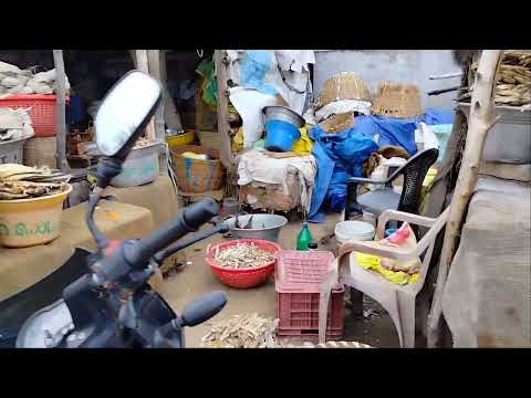 Poompuhar Beach dry fish #streetfood #walking #beach