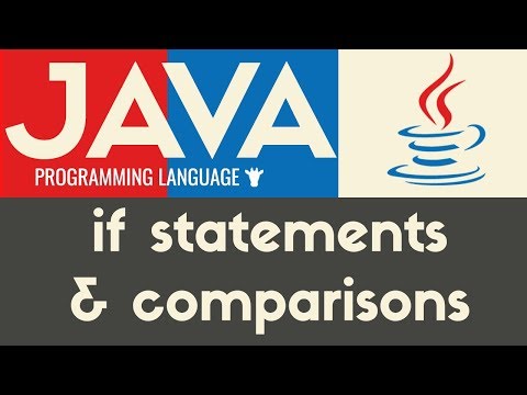 If Statements Comparisons Java Tutorial 16