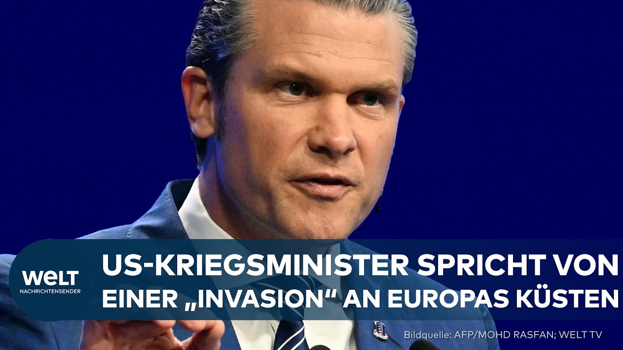 PETE HEGSETH: „Invasion“ an Europas Küsten | US-Kriegsminister kritisiert Migration in Europa