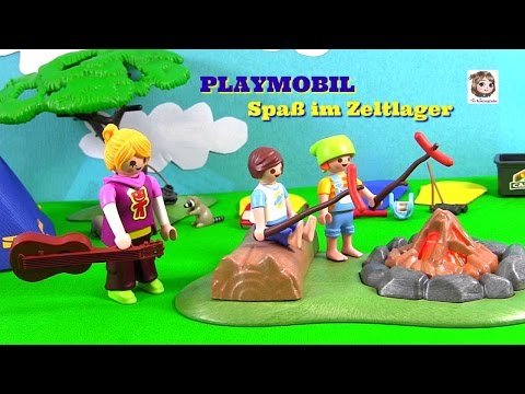Playmobil Film ZELTLAGER mit LED FEUER - Summer Fun ☀️ Story | Playmobil 6888