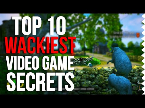 Top 10 Wackiest Easter Eggs In Video Games! Video