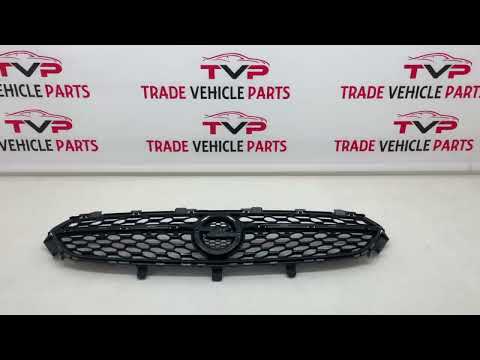 Fits Vauxhall Corsa F 2020- Front Bumper Main Center Grille Black video