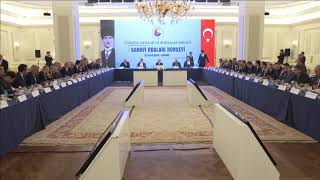 Türkiye Odalar ve Borsalar Birliği (TOBB) Sanayi Odaları Konsey Toplan