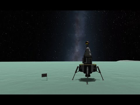 How to get to minmus and back a Kerbal Space Program Tutorial.