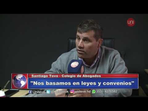 Comunicado Abogados - Colegio de Abogados - santiago Tovo