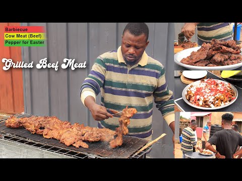 THE UNRIVALLED GHANAIAN STLYE GRILLED MEAT (BEST BEEF SUYA) GHANAIAN FOOD RECIPES