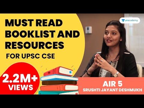 Must Read Booklist and Resources for UPSC CSE by AIR 5 Srushti Jayant Deshmukh
