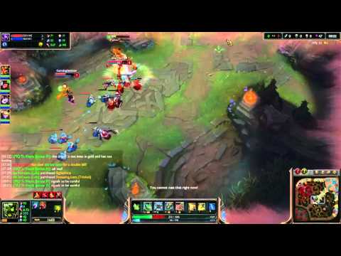 Malzahar ult, gank and tower dive|Not enough to take out Urgod