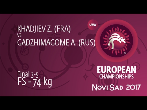 BRONZE FS - 74 kg: A. GADZHIMAGOME (RUS) df. Z. KHADJIEV (FRA), 12-5